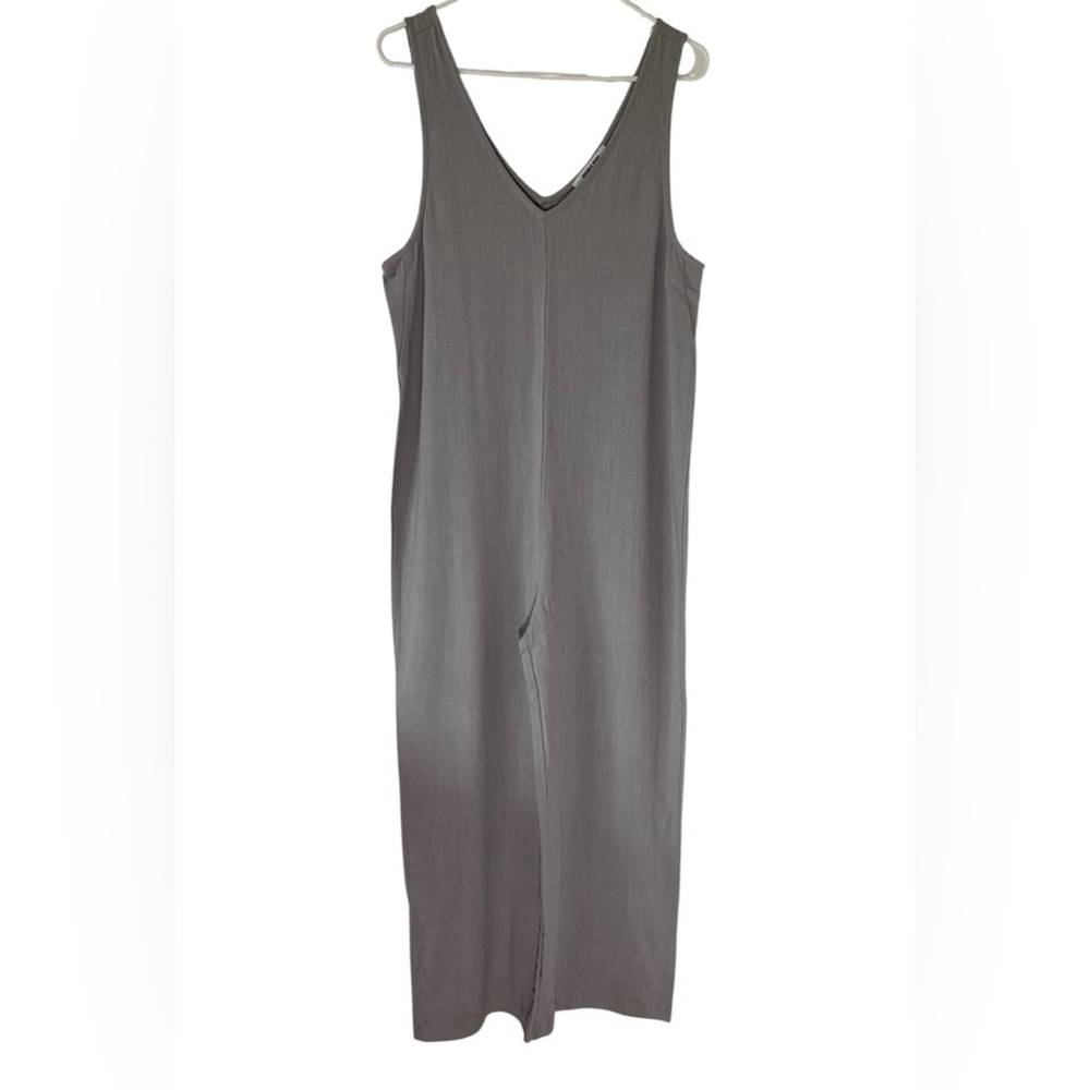 Double‎ Zero Charcoal Sleeveless Jumpsuit Women’s Sz Small